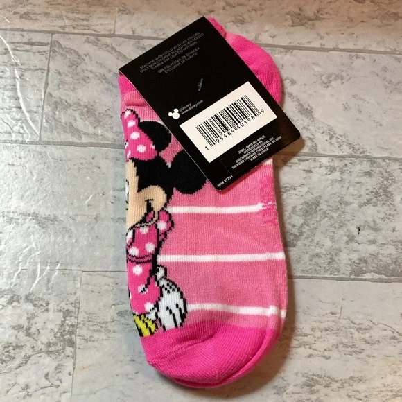 Disney Minnie & Micky Mouse No-Shows Sock Bundle - Picture 7 of 9